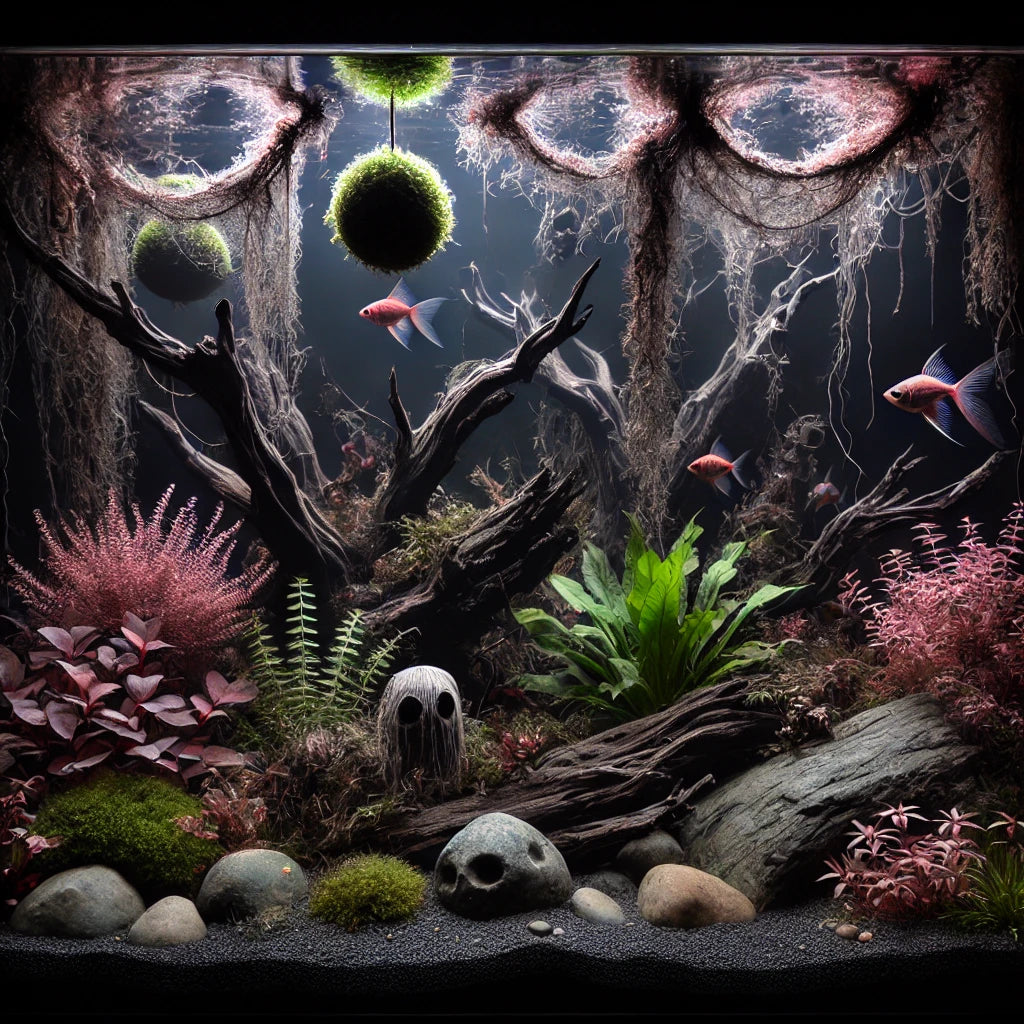 Dive into Halloween with Spooky Aquarium Plants!!🎃👻