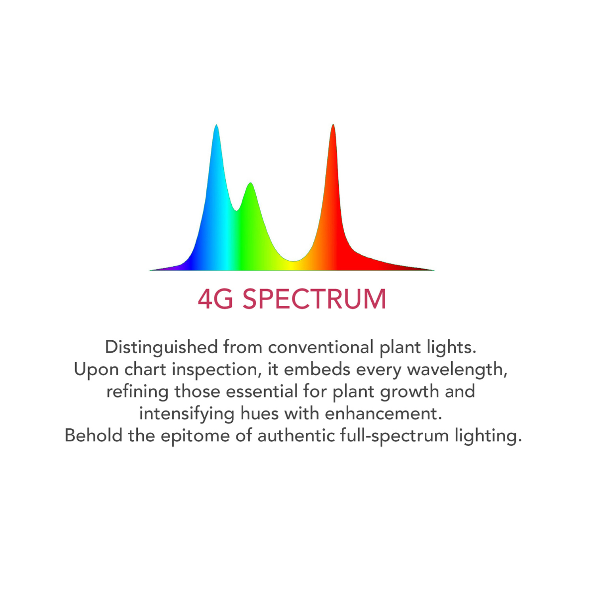 4G Spectrum diagram with text on a white background